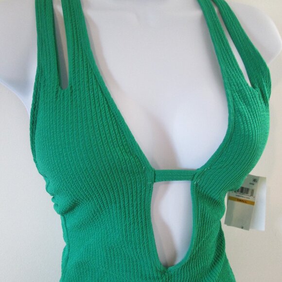 Becca Pucker Up Tear Drop One-Piece Swimsuit NWT Sz S - Picture 5 of 11